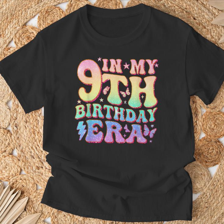 In My 9Th Birthday Era Nine Bday 9 Year Old Birthday Girl T-Shirt Gifts for Old Men