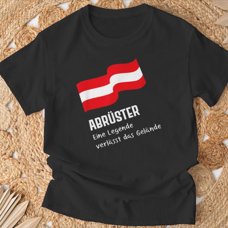 Abrüster Ein Legende Verlasses Das Gelände T-Shirt Geschenke für alte Männer