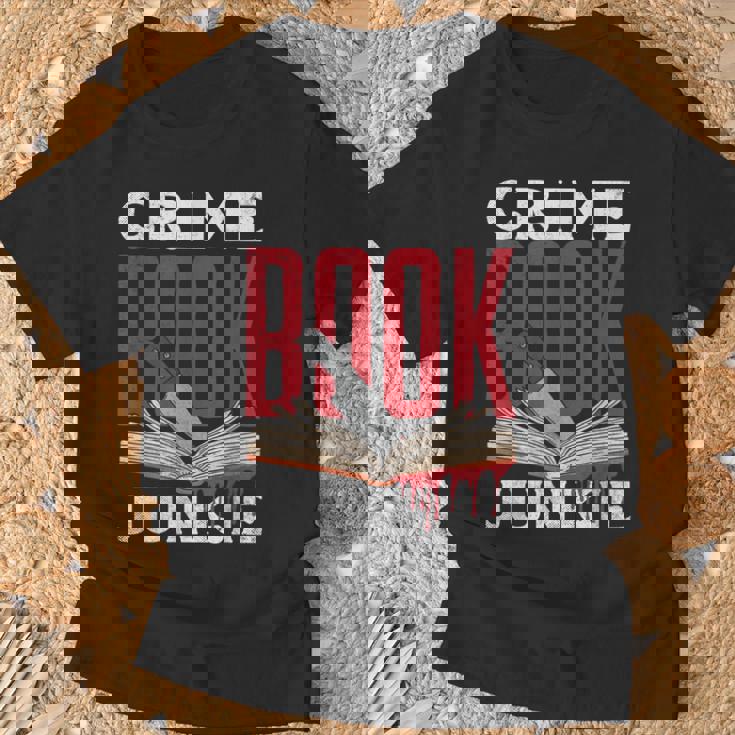 Adicto A Los Libros De Crimen True Crime Camiseta unisex Regalos para ancianos
