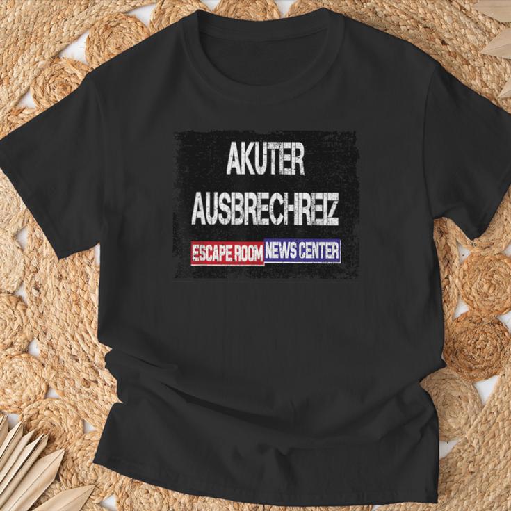 Akuter Ausbrechreiz Ernc Gray T-Shirt Geschenke für alte Männer