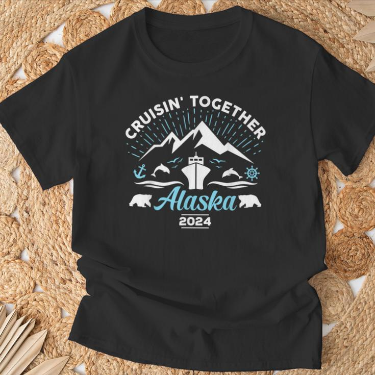 Alaska Cruise 2024 Family Friends Group Travel Matching T-Shirt Gifts for Old Men
