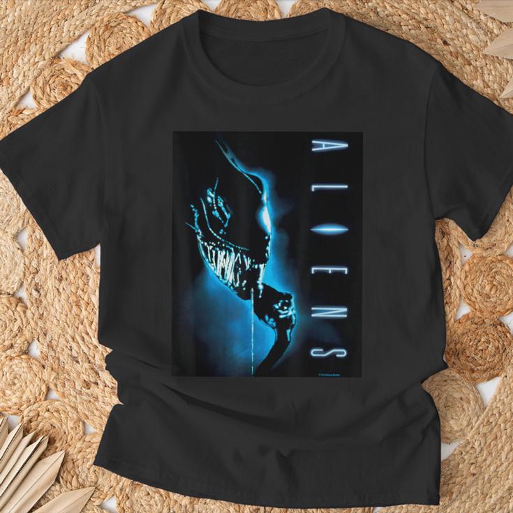 Aliens Xenomorph Retro Movie Poster T-Shirt Geschenke für alte Männer