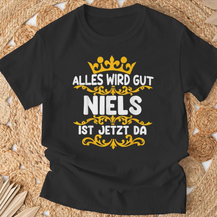 Alles Wird Gut Niels Ist Da T-Shirt Geschenke für alte Männer