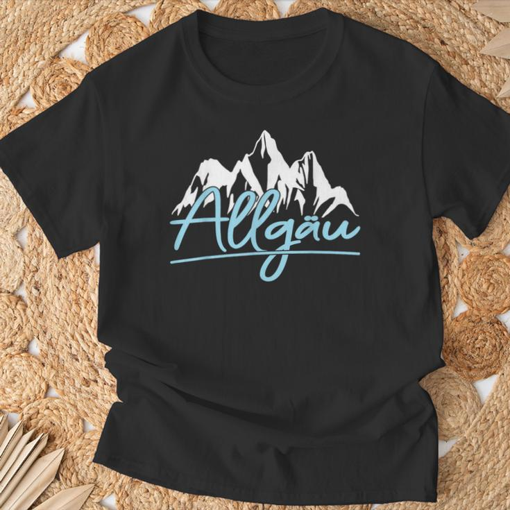 Allgäu Berge Wandern Klettern T-Shirt Geschenke für alte Männer