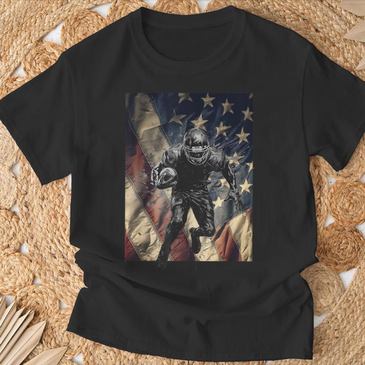 American Football Apparel Football T-Shirt Gifts for Old Men