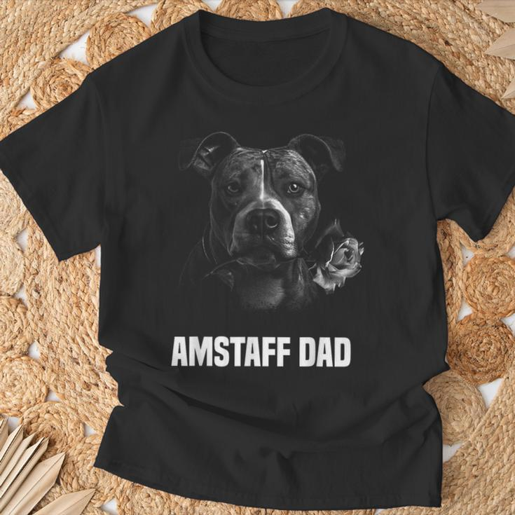 Amstaff Dad T-Shirt Geschenke für alte Männer