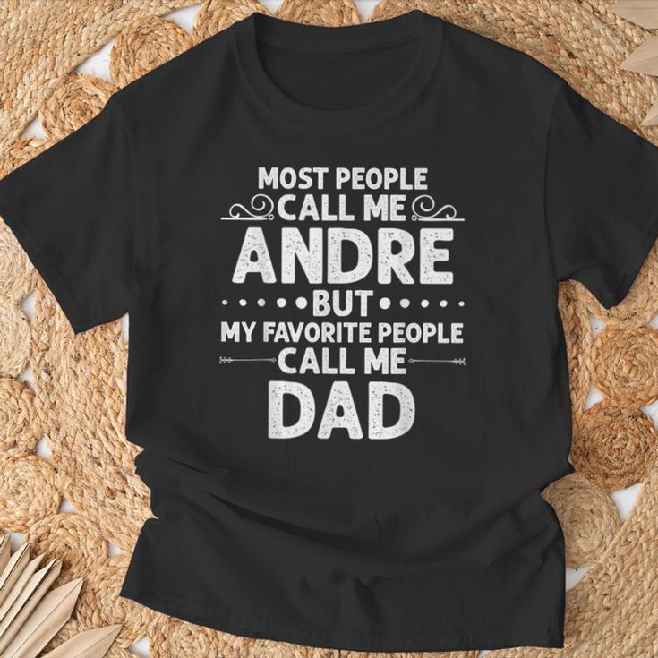 Andre Geschenk Name Lustigeratertag Personalisiert Männer Papa T-Shirt Geschenke für alte Männer