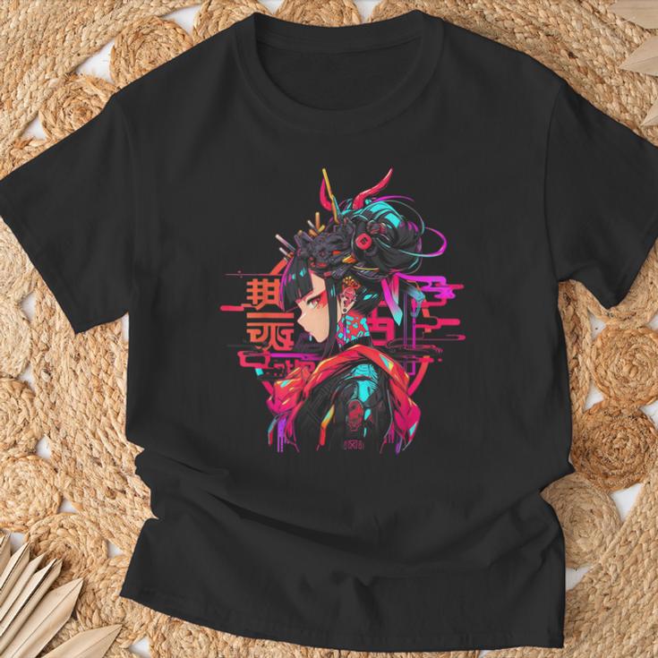 Anime Manga Cyberpunk Aesthetic Techwear Harajuku Punk T-Shirt Geschenke für alte Männer