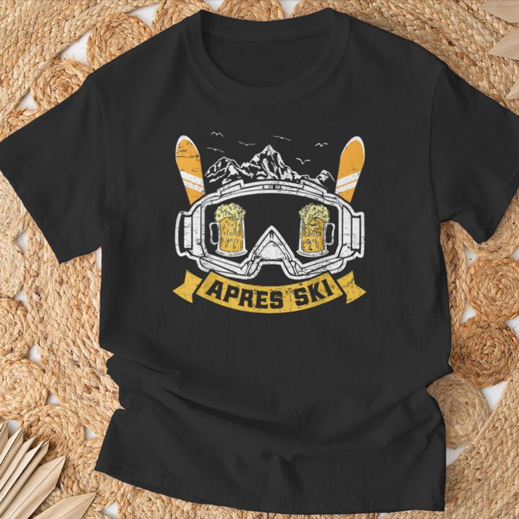 Apres-Ski Winter Sports T-Shirt Geschenke für alte Männer