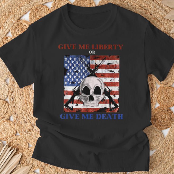 Skulls Gifts, Liberty Or Death Shirts