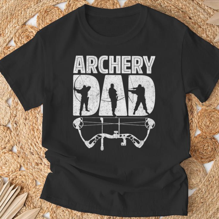 Archery Dad Archer Men Fathers Day Vintage Bow And Arrow T-Shirt Gifts for Old Men