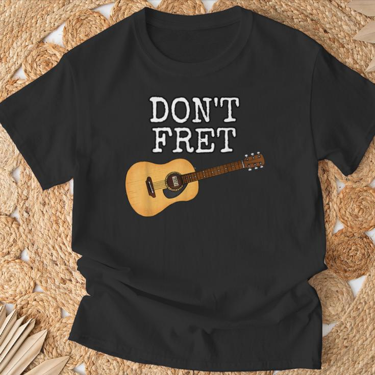 Ärgern Sie Sich Nicht Akustikgitarren-Gitarrist-Musiker T-Shirt Geschenke für alte Männer