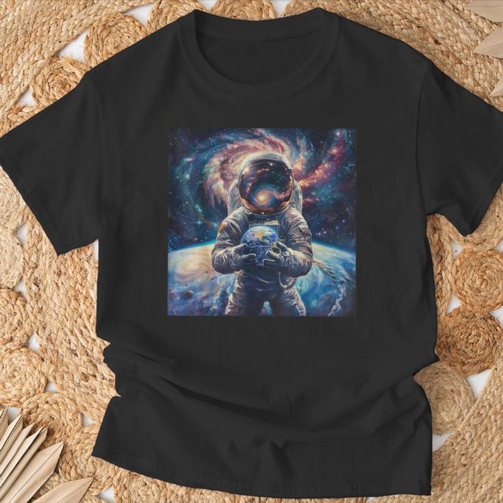 Astronauten Galaxie Weltraum Planeten Weltall Astronaut T-Shirt Geschenke für alte Männer