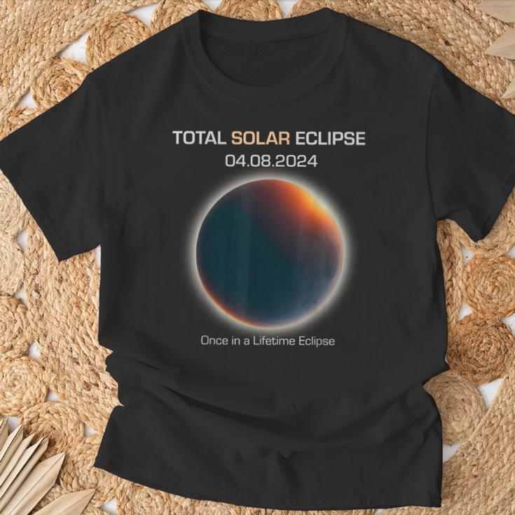 Astronomy Once In A Lifetime Eclipse Minimalistic Solar Ecli T-Shirt Gifts for Old Men