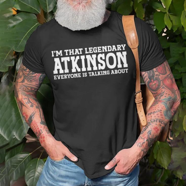 Atkinson Surname Team Family Last Name Atkinson T-Shirt Gifts for Old Men