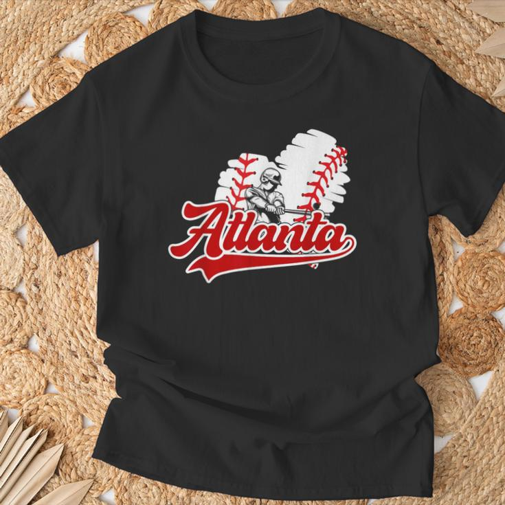 Atlanta Strong Cute Heart Souvenir Im Proud Of Atlanta T-Shirt Gifts for Old Men