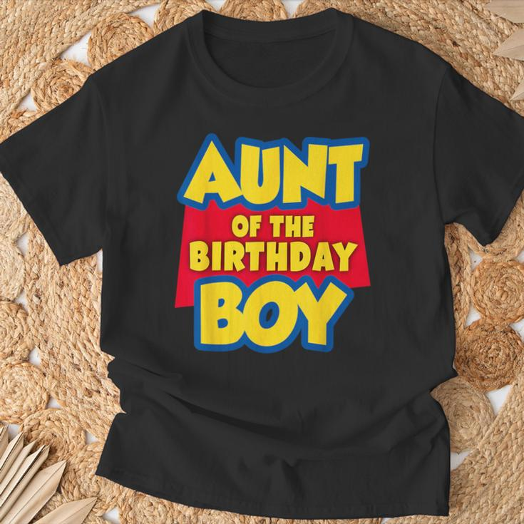 Aunt Of The Birthday Boy Toy Story Decorations T-Shirt Gifts for Old Men