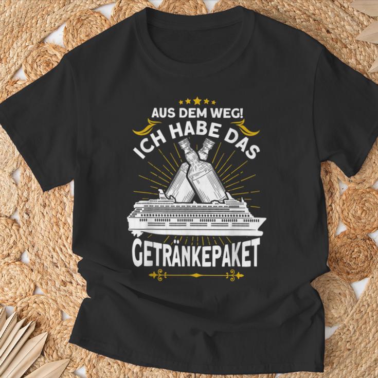 Aus Dem Weg Ich Habe Das Drinkkepaket Cruise S T-Shirt Geschenke für alte Männer