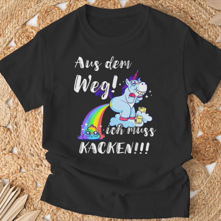 Aus Dem Weg Ich Muss Kacken With Kacken T-Shirt Geschenke für alte Männer