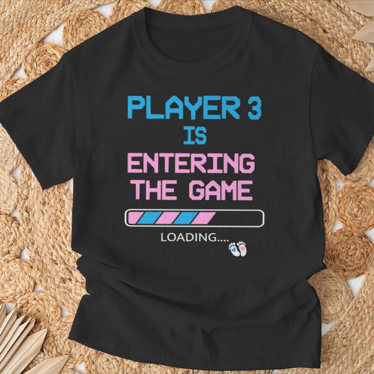 Baby Announcement New Dad Gender Reveal Father's Day Gaming T-Shirt Gifts for Old Men