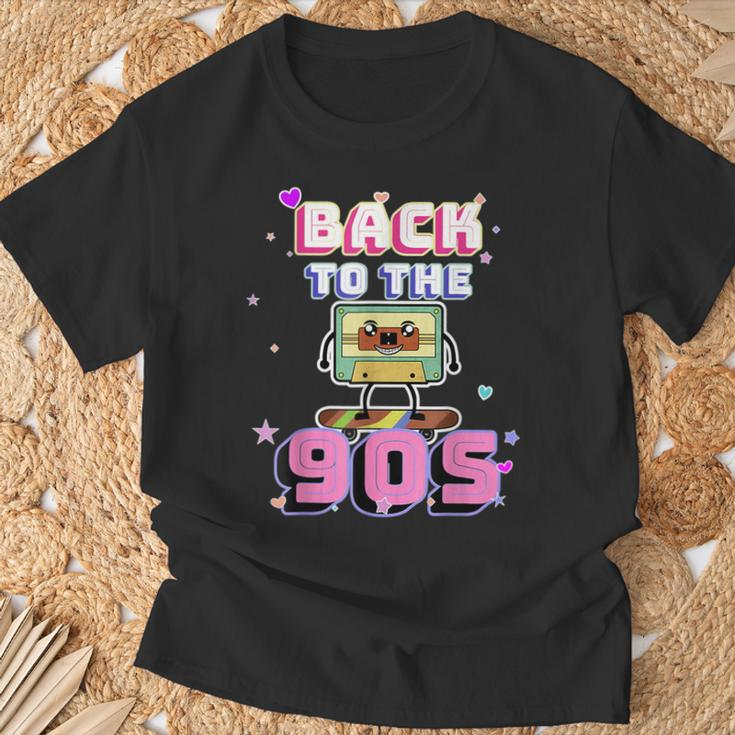 Back To The 90S 90Er Jahre Kleidung Kostüm Outfit S T-Shirt Geschenke für alte Männer