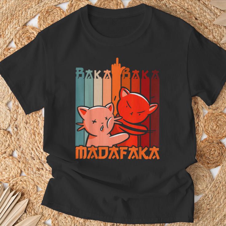 Baka Baka Madafaka Kawaii Manga & Anime Merch T-Shirt Geschenke für alte Männer