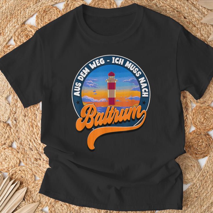 Baltrum S T-Shirt Geschenke für alte Männer