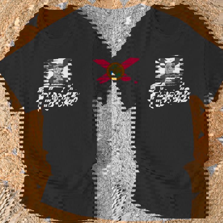 Bandera De Florida Bandera De Florida Orgullo Del Estado De Florida Camiseta unisex Regalos para ancianos
