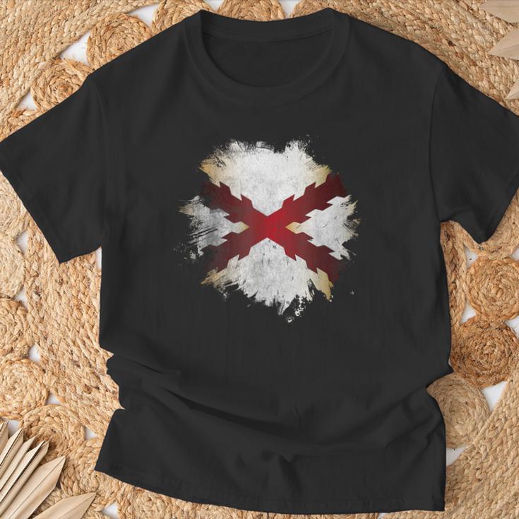 Bandera Española Tercios Cruz De Borgoña Camiseta Camiseta unisex Geschenke für alte Männer