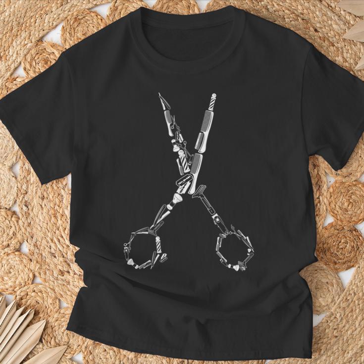 Barber Hairdresser For Barbershop Owners Hairdressers T-Shirt Geschenke für alte Männer