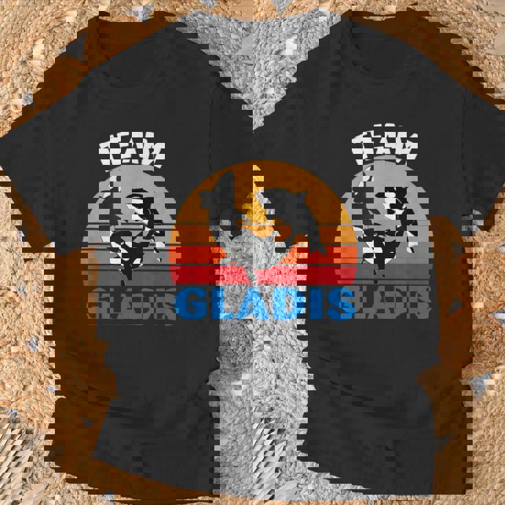 Barco Divertido Team Gladis Orca Whale Camiseta unisex Regalos para ancianos