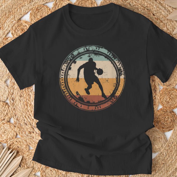 Basketball Player Vintage T-Shirt Geschenke für alte Männer