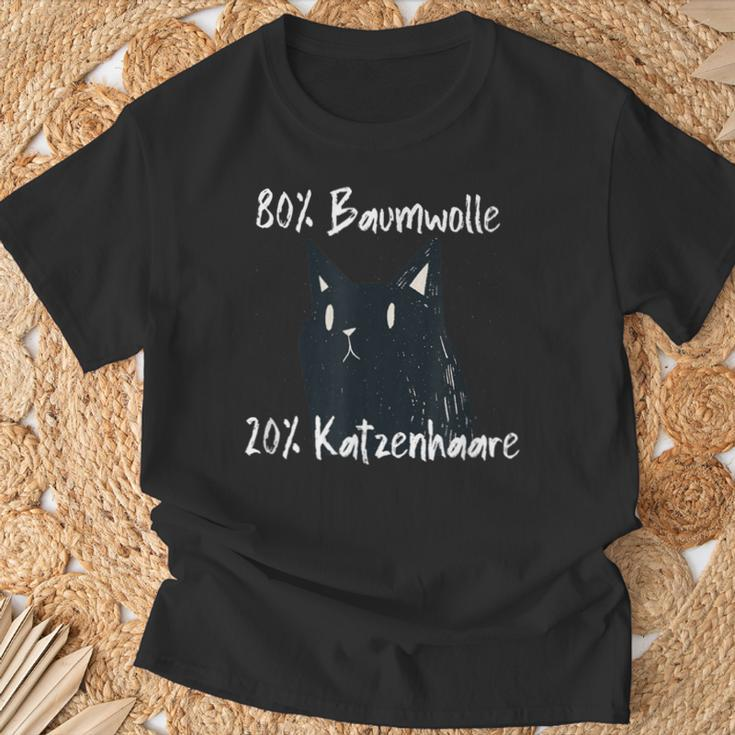 Baumwolle Katzenhaare Cat Sprüche -Ierbeiner Katzen T-Shirt Geschenke für alte Männer