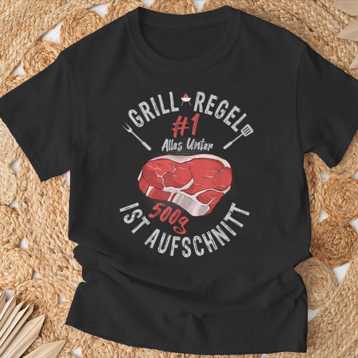 Bbq Griller Alles Unter 500 G Ist Aufschnitt T-Shirt Geschenke für alte Männer