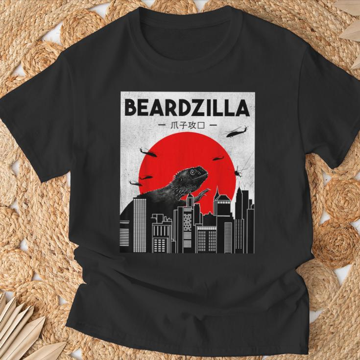 Bearded Dragon Beardzilla Lizard Lover Reptile Lover T-Shirt Gifts for Old Men
