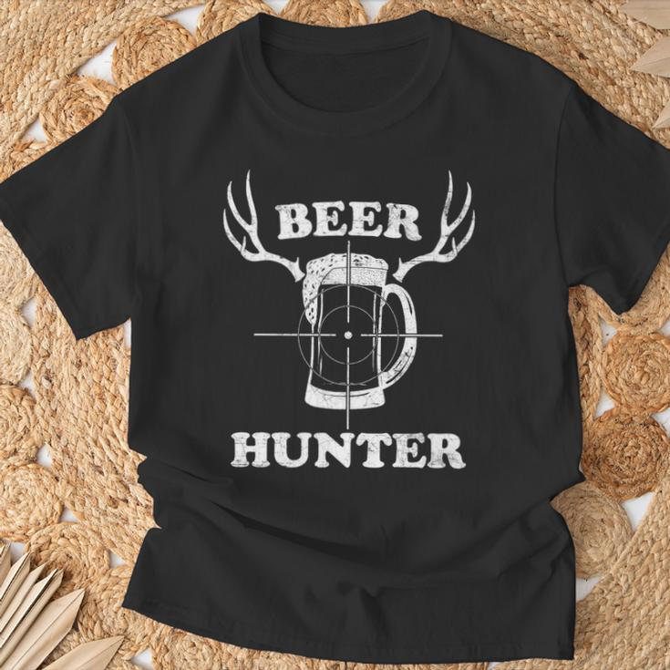 Beer HunterCraft Beer Lover T-Shirt Gifts for Old Men