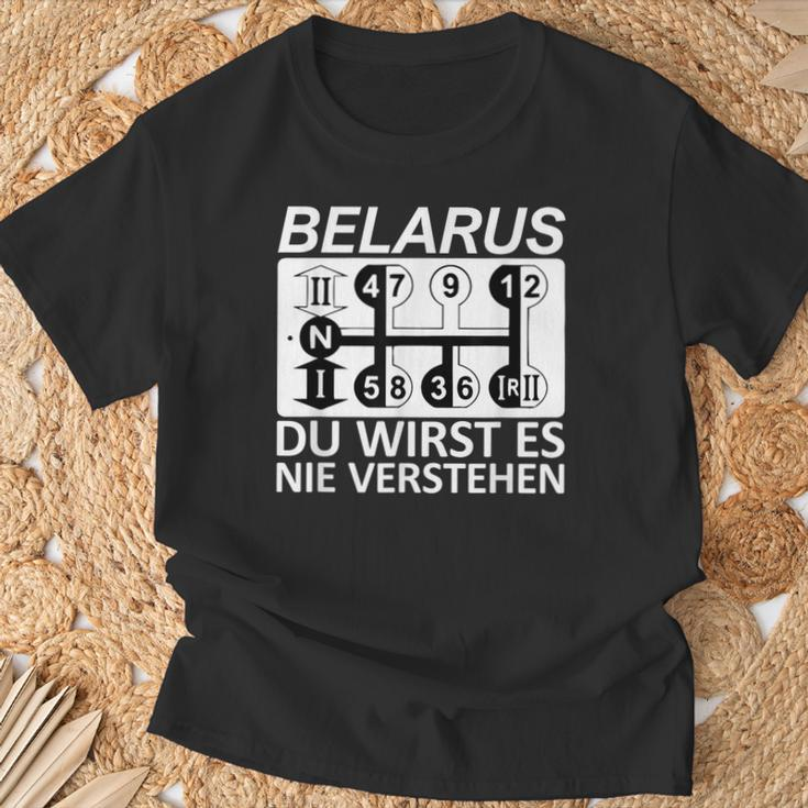 Belarus Du Wirst Es Nie Verstehen Belarus Black T-Shirt Geschenke für alte Männer