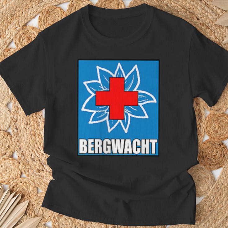 Bergretter Bergwacht Alpine Clothing T-Shirt Geschenke für alte Männer
