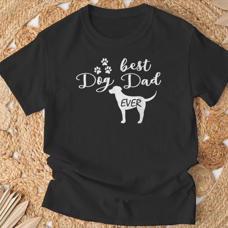 Best Dogs Dad Dog Owner Dog T-Shirt Geschenke für alte Männer