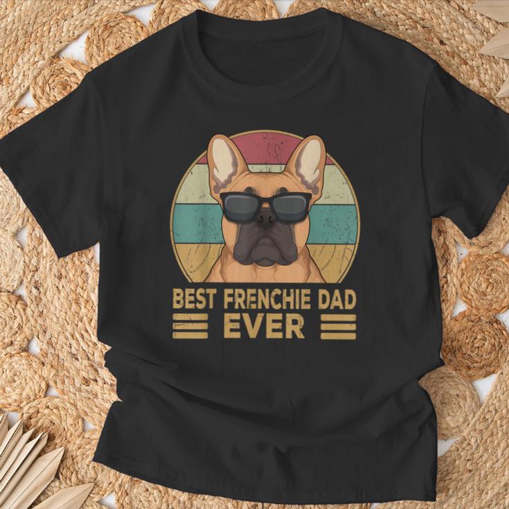 Best Frenchie Dad Ever French Bulldog Dad T-Shirt Geschenke für alte Männer