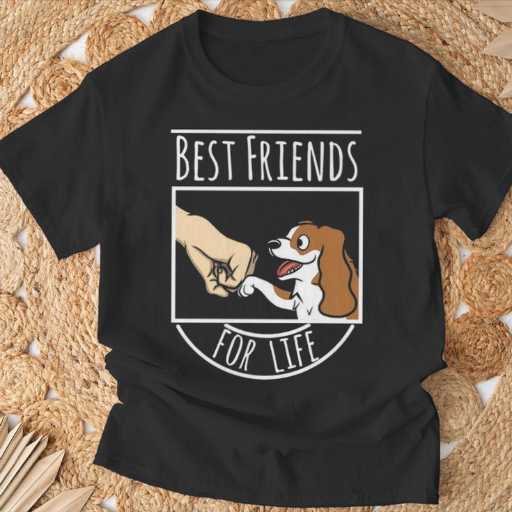 Best Friend Cavalier King Charles Spaniel Dog T-Shirt Gifts for Old Men