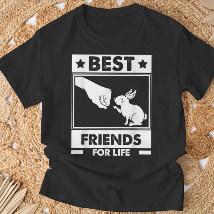 Best Friends For Life Rabbit Friends Rabbit T-Shirt Geschenke für alte Männer