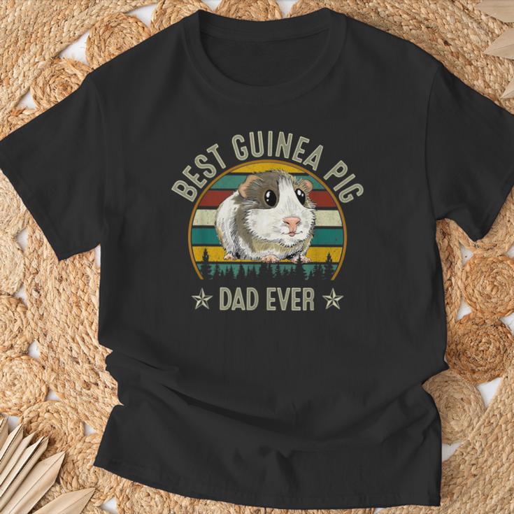 Best Guinea Pig Dad Ever Lustiges Meerschweinchen Papaater T-Shirt Geschenke für alte Männer