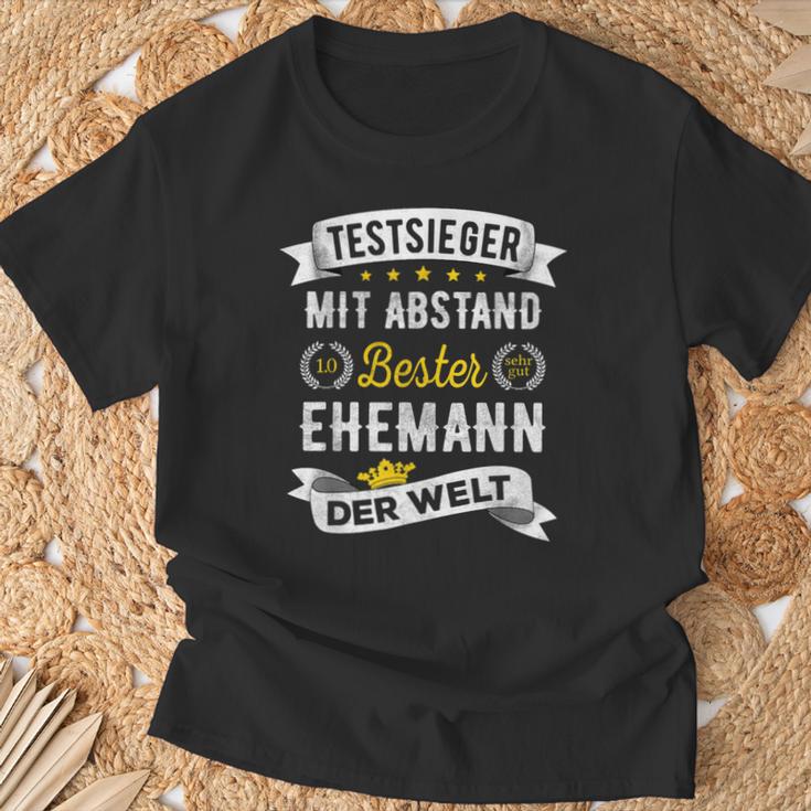 Best Husband Der Welt Test Winner Slogan T-Shirt Geschenke für alte Männer