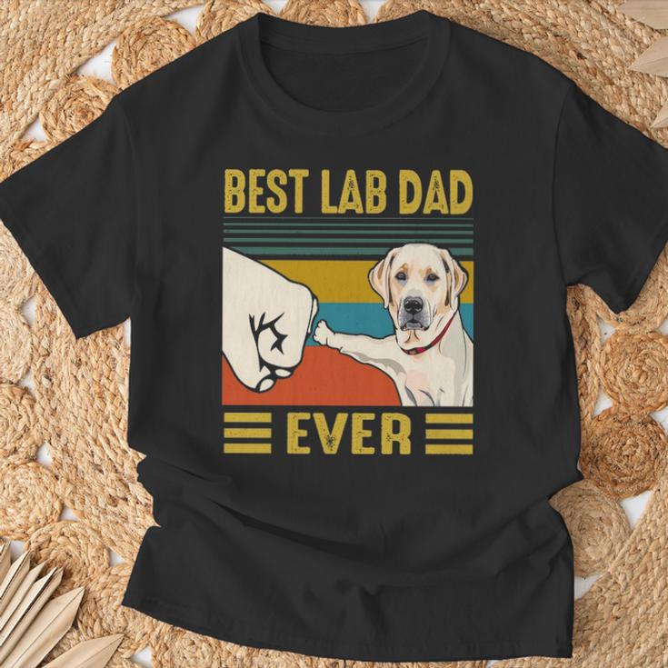 Best Lab Dad Labrador Retriver Dog T-Shirt Gifts for Old Men