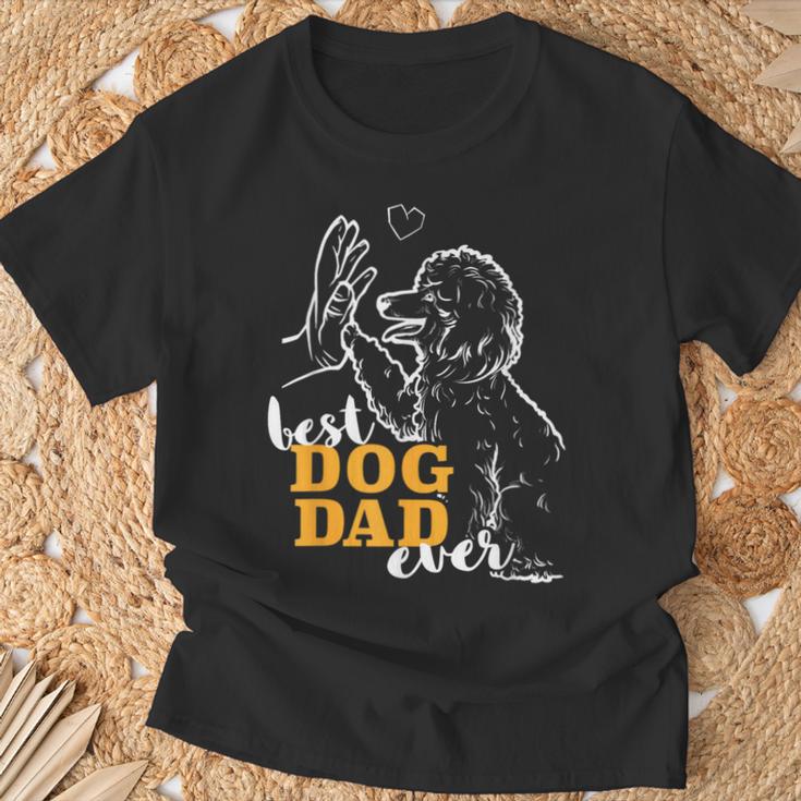 Best Poodle Papa Poodle T-Shirt Geschenke für alte Männer