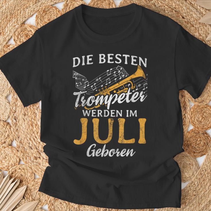 Best Trumpeter Im Jli Geboren Blasmusik Trumpet T-Shirt Geschenke für alte Männer