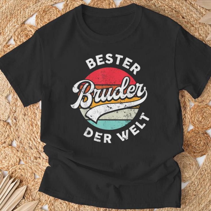 Bester Bruder Der Weltintage Bro Retro Slogan T-Shirt Geschenke für alte Männer
