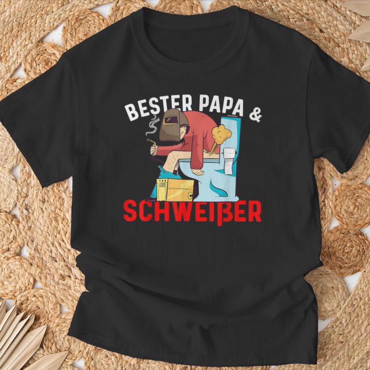 Bester Papa & Schweißer T-Shirt Geschenke für alte Männer