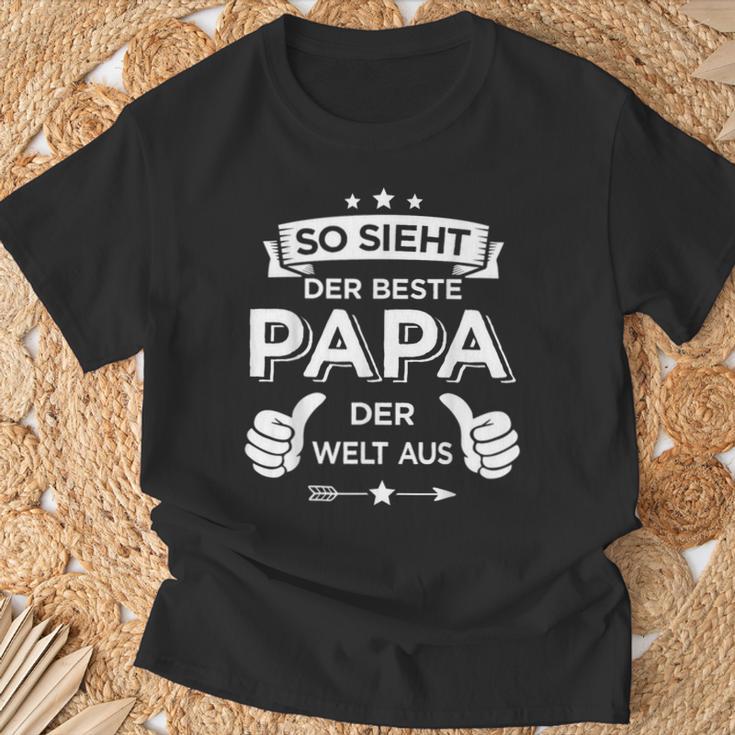 Bester Papa Der Welt Fürater Zumatertag Oder Weihnachten T-Shirt Geschenke für alte Männer